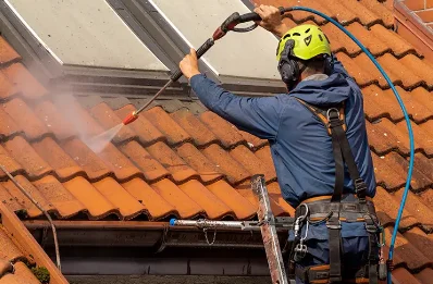 Démoussage et hydrofuge de toiture à Igé